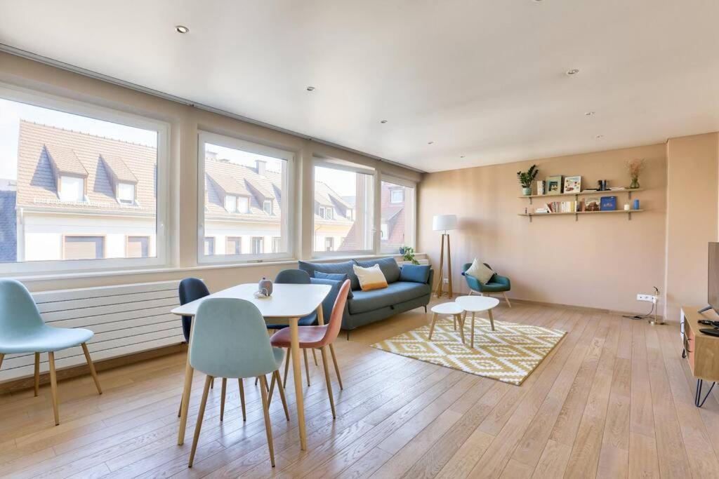 Appartement Spacieux Au Coeur De Strasburgo Esterno foto